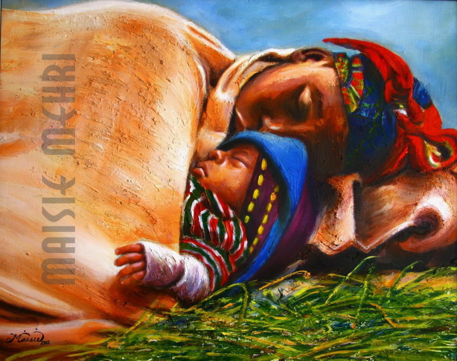 Blue Hug by Maisie Mehri