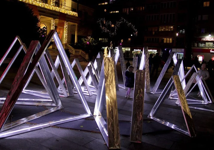 Beating Heart installation by Edina Seleskovic